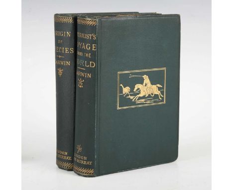 DARWIN, Charles. On the Origin of the Species… (forty-first thousand). London: John Murray, 1891. Sixth edition, 8vo (189 x 1