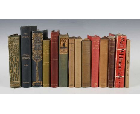 WHITMAN, Walt. Complete Prose Works. Boston: Small, Maynard &amp; Company, 1898. First edition, 8vo (205 x 129mm.) 6 plates. 