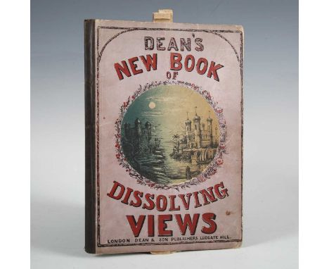 MOVABLE BOOK. – Edward CALVERT (illustrator). Dean’s New Book of Dissolving Views. London: Dean &amp; Son, [1860.] Small foli