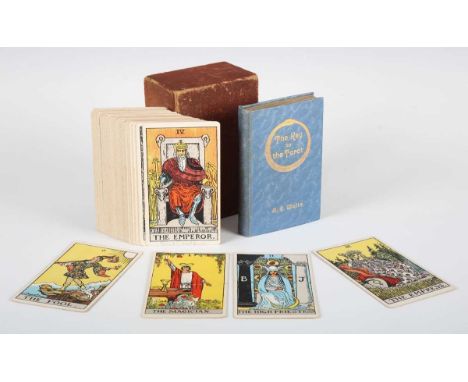 TAROT. – Arthur Edward WAITE. The Key to the Tarot, Being Fragments of a Secret Tradition under the Veil of Divination. Londo