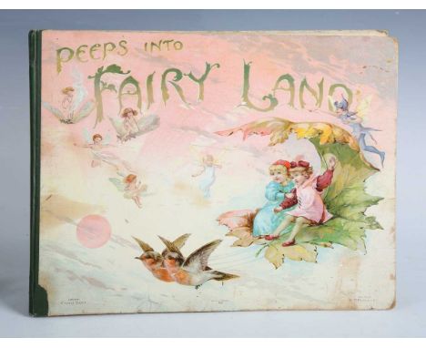 POP-UP BOOK. Peeps into Fairyland, A Panorama Picture Book of Fairy Stories. London &amp; New York: Ernest Nister &amp; E.P. 