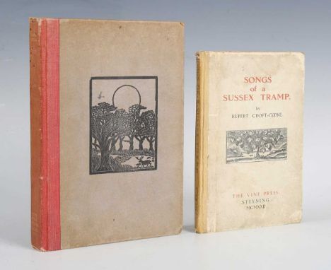 VINE PRESS (publisher). – Victor NEUBURG (editor). Larkspur: A Lyric Garland. Steyning: The Vine Press, 1922. Limited edition