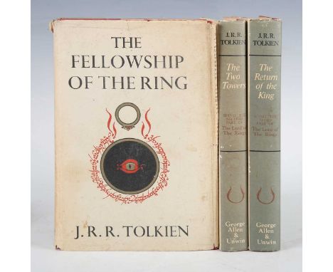 TOLKIEN, J.R.R. The Lord of the Rings. London: George Allen &amp; Unwin Ltd., 1968. 3 vols., mixed editions, 8vo (221 x 139mm