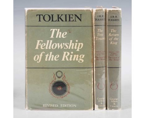 TOLKIEN, J.R.R. The Lord of the Rings. London: George Allen &amp; Unwin Ltd., 1966. 3 vols., second edition, 8vo (223 x 138mm