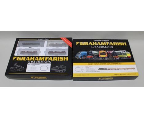 GRAHAM FARISH BY BACHMANN Royal Scot passenger set no.370-100, 1-148 scale N gauge and Ready to Run Master Cutlass steam set 