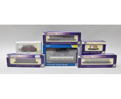 DAPOL AUTHENTIC SCALE MODEL TWIN PACK SET N gauge 14XX GWR green shirt button logo 1410 and auto coach chocolate and cream, o