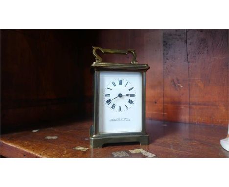 A four glass carriage clock
