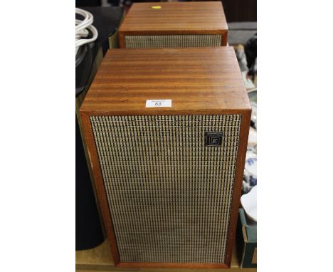 A PAIR OF VINTAGE JORDAN WATTS SPEAKERS ( UNTESTED ) 