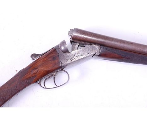A 12 bore side by side boxlock ejector gun, No. 128177, the 30 inch nitro proof barrels with 2 1/2 inch chambers, stamped to 
