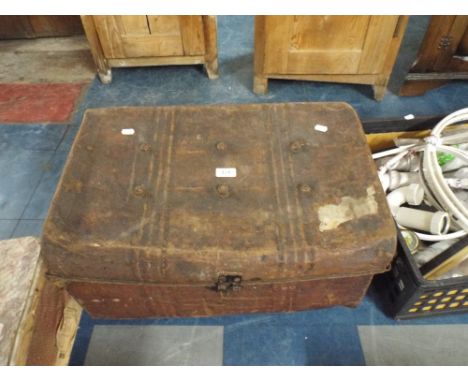 A Scumble Glazed Travelling Trunk.