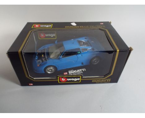 A Boxed Burago Bugatti EB110.