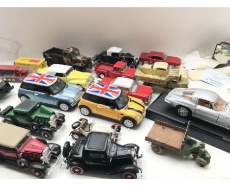 A Collection of cars including some vintage Dinky.