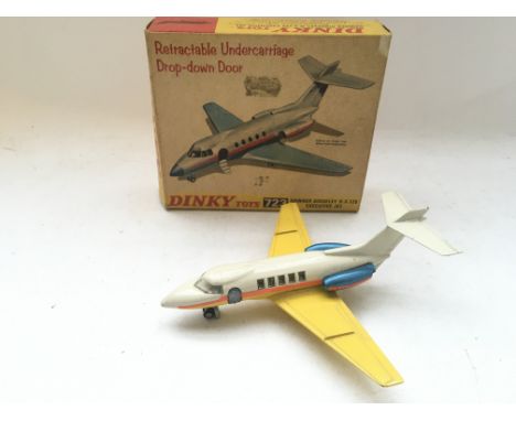 A Dinky Hawker Siddeley H.s.125 Executive jet Boxed. #723