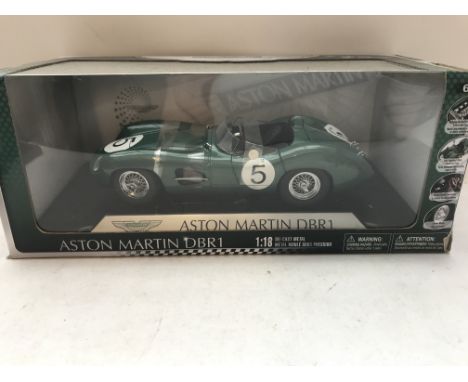 A Boxed Shelby Aston Martin DBR1 boxed scale 1:18