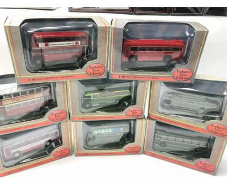 A Collection of Exclusive first edition busses. Boxed.