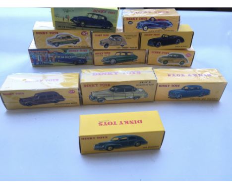 A Collection of Atlas Dinky cars. All boxed.