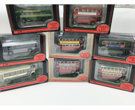 A Collection of Exclusive first edition busses. Boxed.