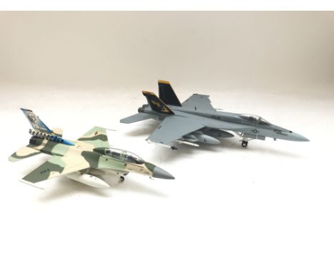 A Witty Wings F-14 and a Witty Wings F-18 both boxed scale 1:72.