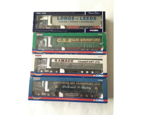 Four more boxed Corgi die cast trucks, 1:50 scale.