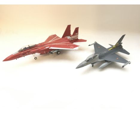A Witty Wings F-15 1:72 scale and a Witty Wings F-16 both boxed.