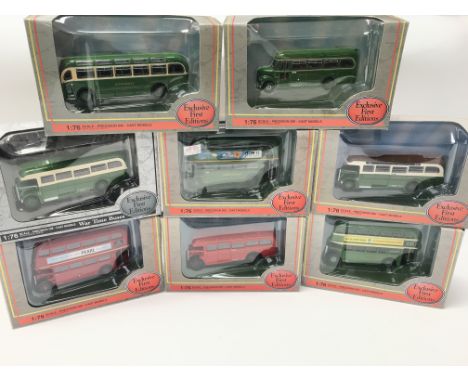 A Collection of Exclusive first edition busses. Boxed.