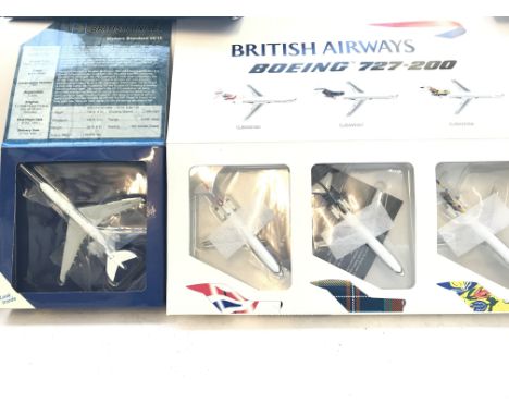 A Gemini Jets Vickers Standard VC 10 boxed Scale 1:400 and a limited Edition British Airways Boeing 727-200 pack.