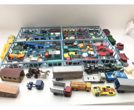 A Collection of Play worn Corgi, Dinky, Lesney ect cars.