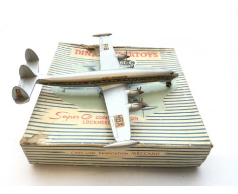 A Dinky Supertoys Super G Constellation Lockheed, #60C boxed.