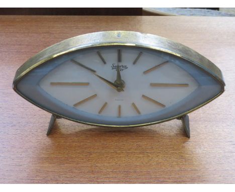 ART DECO STYLE SCURA EIGHT DAY MANTEL CLOCK