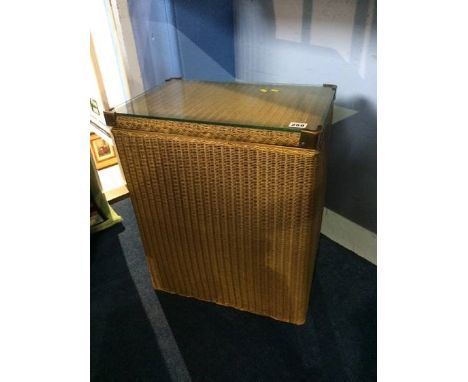 Gold Lloyd Loom linen box