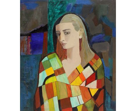 Vladimir Lunevski (Russian, b.1949)'Portrait of Lyudmila', 1994oil on canvas80 x 70cm