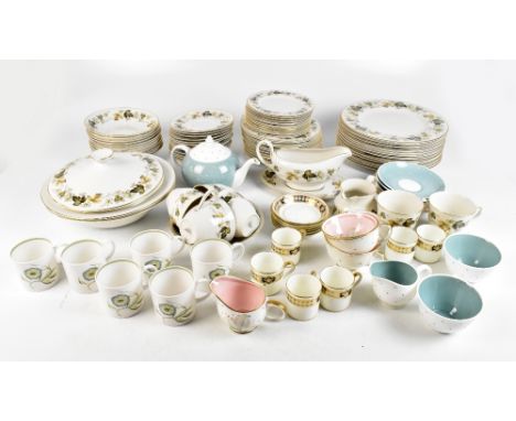 ROYAL DOULTON; a 'Larchmont' sixty one piece tea and dinner service together with further dinner ware to include Susie Cooper