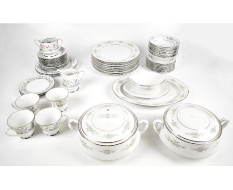 NORITAKE; a 'Melissa' pattern part dinner service and a 'Spring Garden' pattern part tea service.