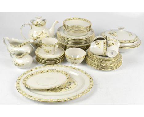 ROYAL DOULTON; a fifty piece 'Mandalay' pattern tea and dinner service.Additional InformationGeneral wear throughout, but goo