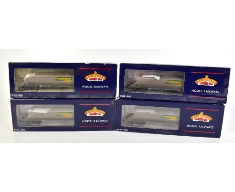 BACHMANN BRANCH-LINE; four boxed 38-032 100 Tonne HHA Bogie Hopper Wagon 'Freightliner Heavy Haul' Hinge S/End Doors (Weather