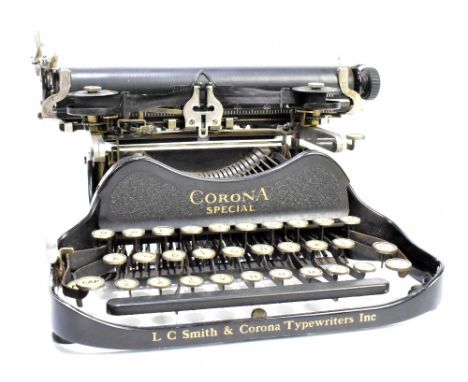 L.C. SMITH &amp; CO; a Corona Special typewriter, fitted in original box, with manual.Additional InformationThe bx with heavy