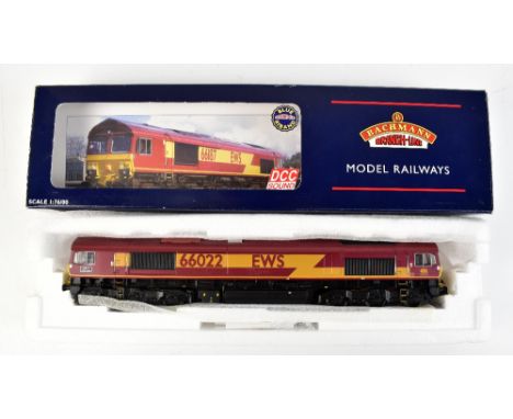 BACHMANN BRANCH-LINE; a boxed OO gauge 32-725DS Class 66 Diesel 66022 'Lafarge Charmwood' EWS Locomotive.Additional Informati