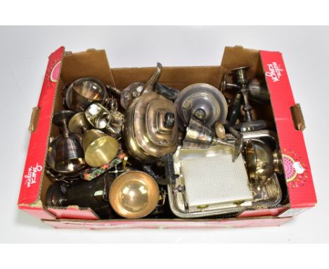 A good collection of assorted silver plate including entrée dish, part tea services, etc.Additional InformationTarnishing and