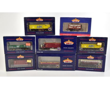 BACHMANN BRANCH-LINE; eight boxed wagons comprising Nos. 37-552 (x2), 37-2009K (exclusive for Bachmann Collectors Club), thre