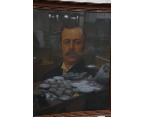 An early oil on canvas portrait of gentleman