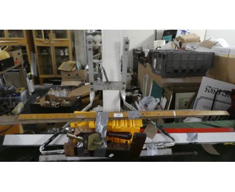A Collection of Various Work Bench Tools, Clamp etc 