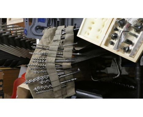 A Box of Vintage Workshop Tools 
