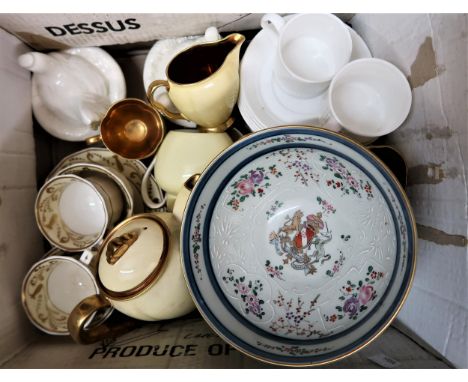 19th Century Copeland & Garrett part tea service, Sampson bowl and a quantity of other ceramics 