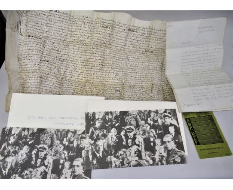 Duke of Wellington (4th April 1820), manuscript copy on official note paper, water marked 1822 of a letter from Wellington to