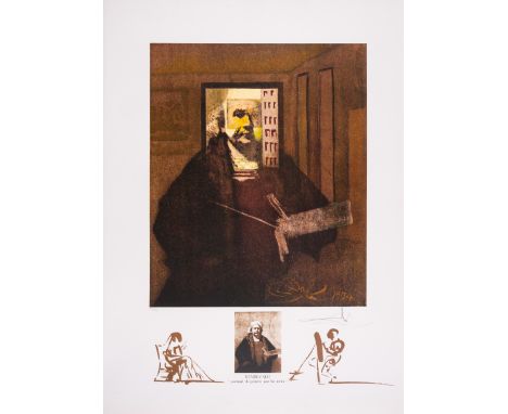 Salvador Dal&iacute; (1904-1989)Rembrandt 'Portrait du peintre par lui-m&ecirc;me', from Changes in Great Masterpieces (Field