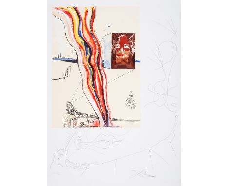 Salvador Dalí (1904-1989)Liquid and Gaseous Television, from Imaginations and Objects of the Future (Field 75-11 C; M&L 824a)