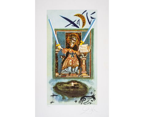 Salvador Dal&iacute; (1904-1989)Two of Swords, from Lyle Stuart Tarot Prints (Field 78-1C; Not in M&amp;L)Lithograph printed 