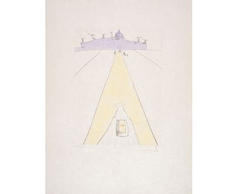 Salvador Dalí (1904-1989)God, Time, Space and the Pope, from After 50 Years of Surrealism (Field 74-8I; M&L 667)Drypoint with