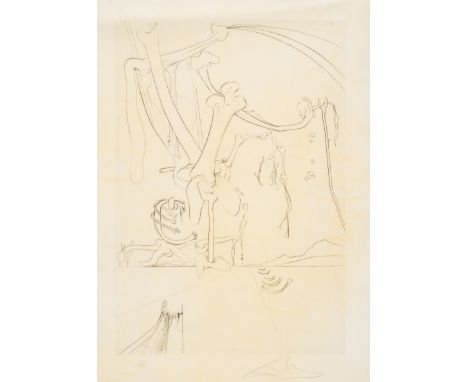 Salvador Dal&iacute; (1904-1989)Des Rois pendus aux arbes, from Roi, je t'attends &aacute; Babylone (Field 73-8B; M&amp;L 600