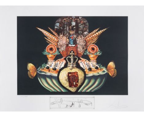 Salvador Dalí (1904-1989)Monarchial Flesh Tones, from Les Dîners de Gala (Field 77-5G; M&L 1336) Photolithograph printed in c